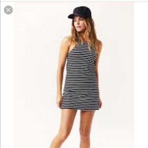Blue Life striped tank dress